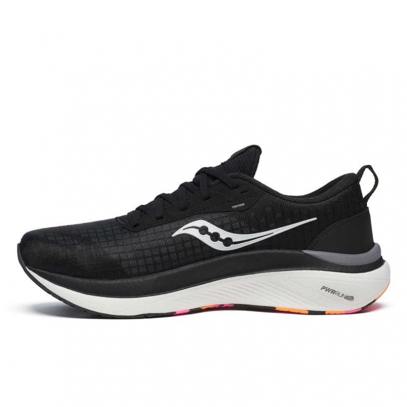 Black Men's Saucony Freedom Crossport Running Shoes | MALAYSIA-VUOK