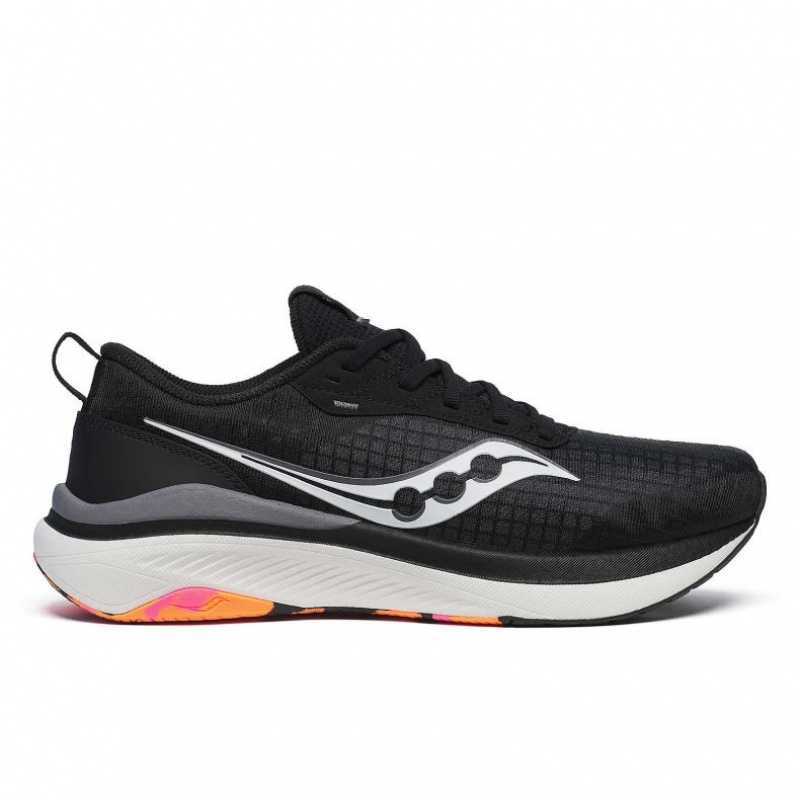 Black Men\'s Saucony Freedom Crossport Running Shoes | MALAYSIA-VUOK