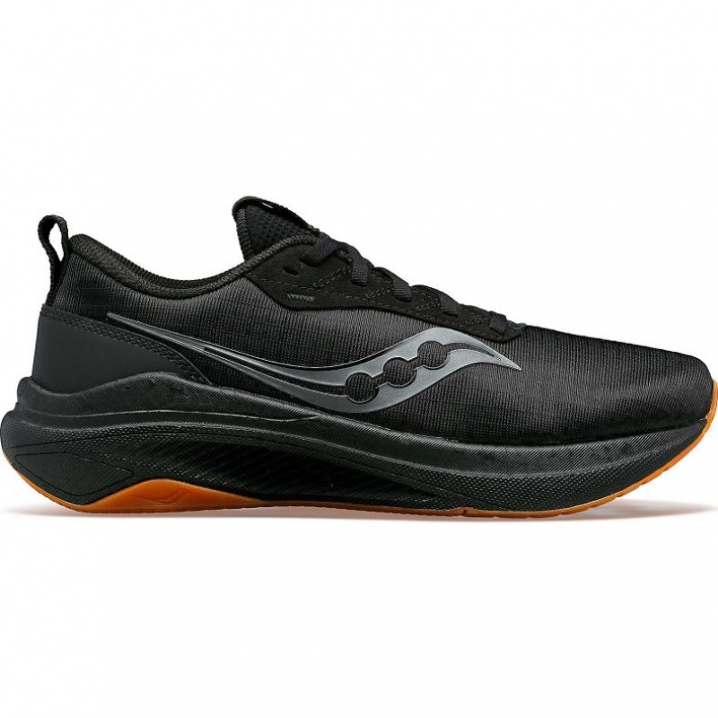 Black Men\'s Saucony Freedom Crossport Running Shoes | MALAYSIA-XVWE