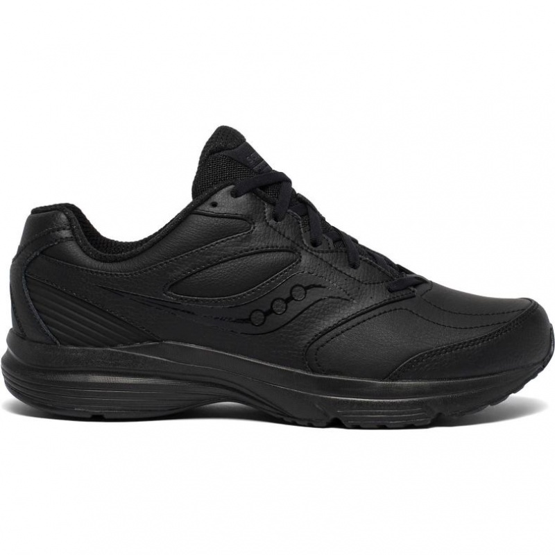 Black Men\'s Saucony Integrity Walker 3 Wide Running Shoes | MALAYSIA-QMPD