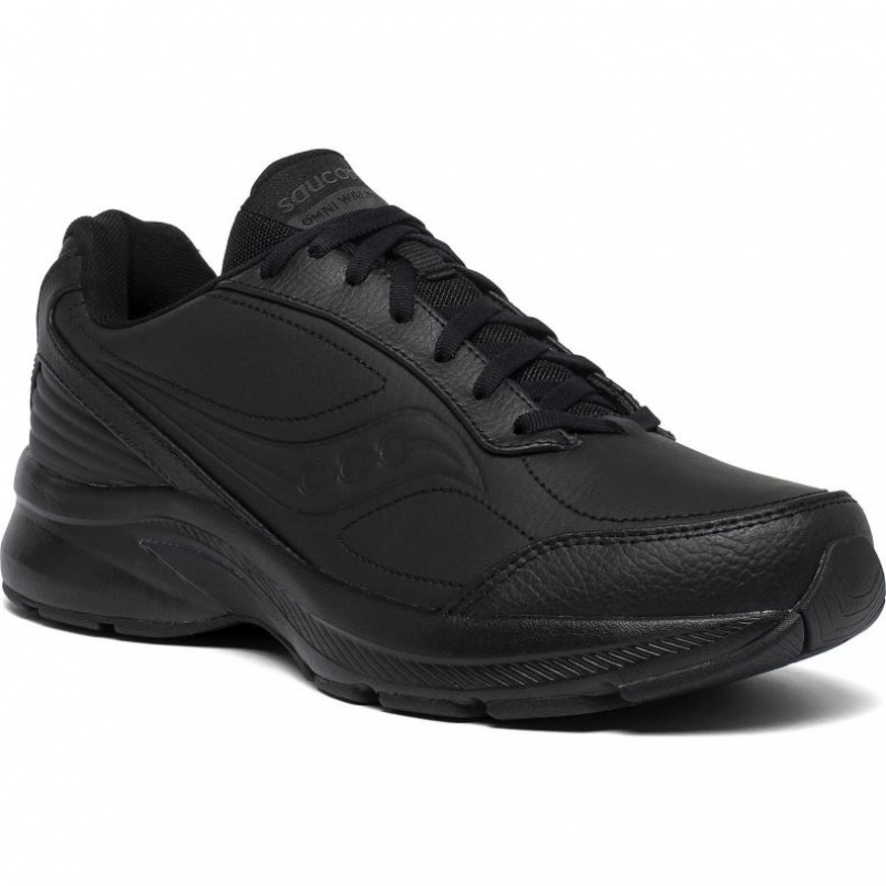 Black Men's Saucony Omni Walker 3 Walking Shoes | MALAYSIA-DKOF