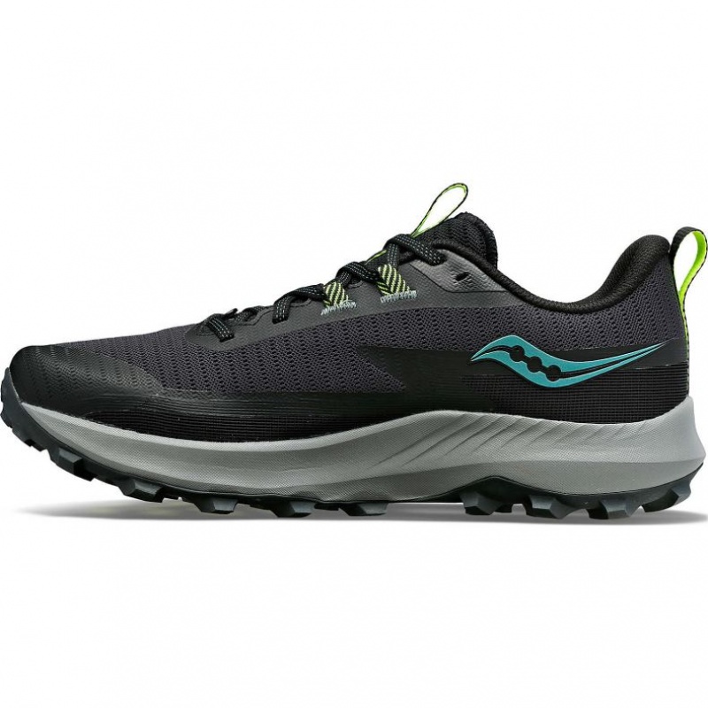 Black Men's Saucony Peregrine 13 Trail Running Shoes | MALAYSIA-XVJL