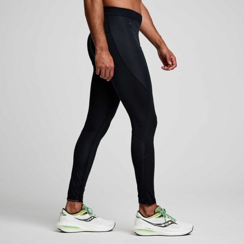 Black Men's Saucony Runshield Tight | MALAYSIA-IATS