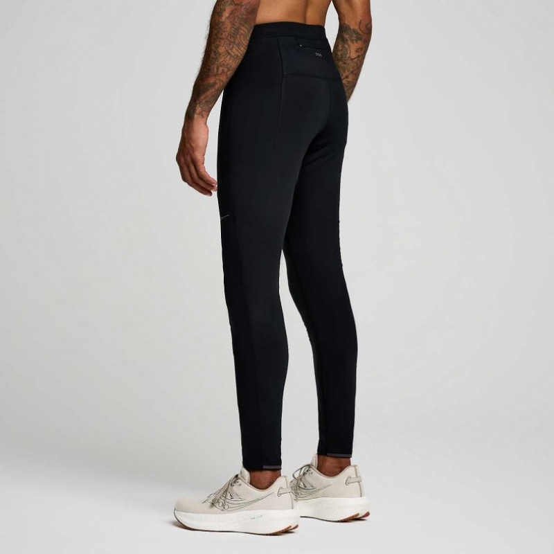 Black Men's Saucony Solstice Tight | MALAYSIA-BEPT