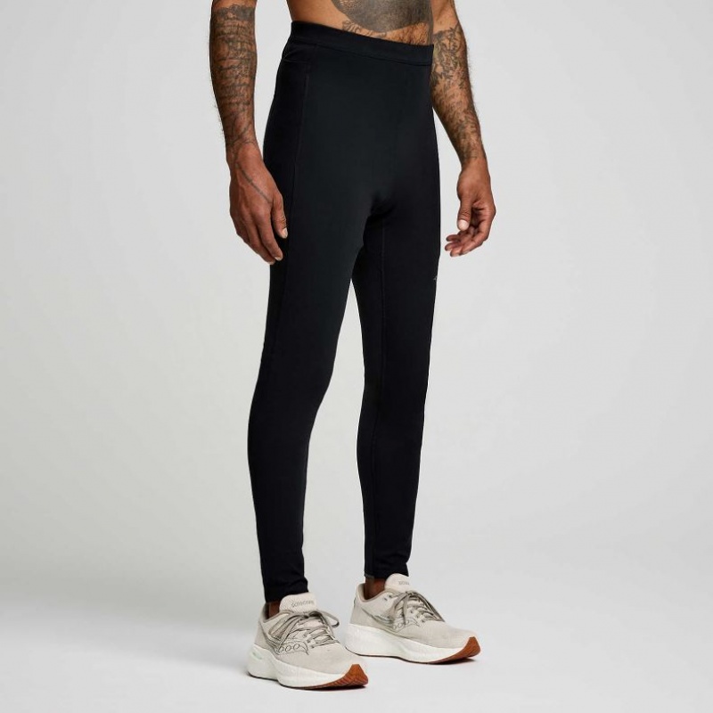 Black Men\'s Saucony Solstice Tight | MALAYSIA-BEPT