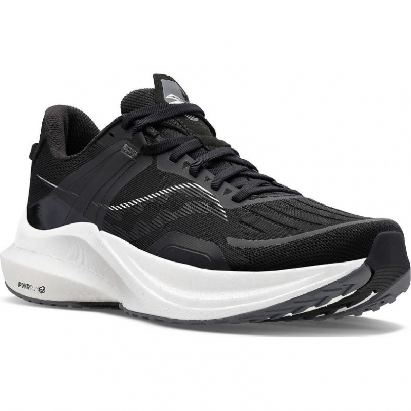 Black Men's Saucony Tempus Wide Running Shoes | MALAYSIA-QDAS