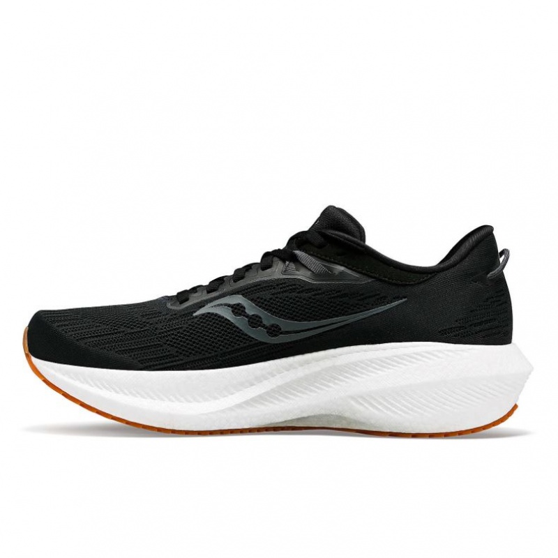 Black Men's Saucony Triumph 21 Running Shoes | MALAYSIA-XSMO