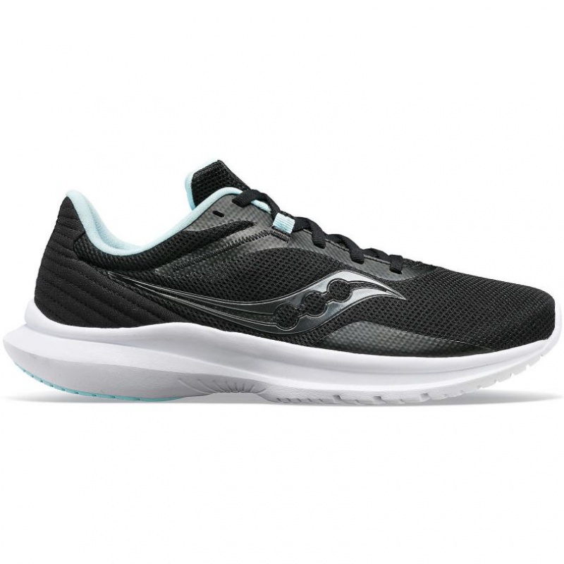 Black Women\'s Saucony Convergence Running Shoes | MALAYSIA-URKO