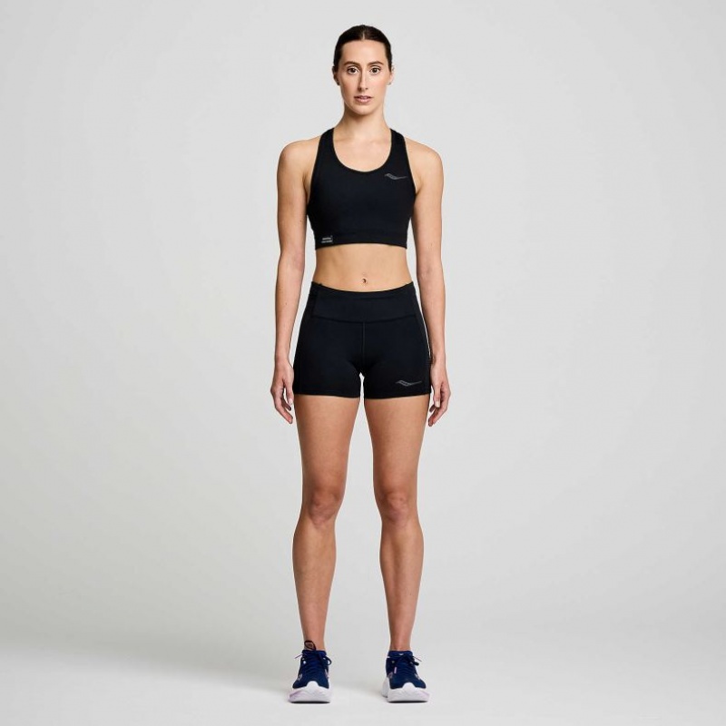 Black Women's Saucony Fortify Bra | MALAYSIA-ONQA