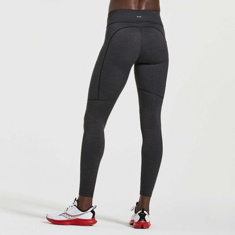 Black Women's Saucony Fortify Tight | MALAYSIA-JSKP