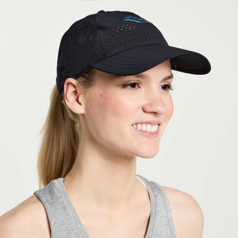 Black Women\'s Saucony Outpace Petite Hat | MALAYSIA-ECUF