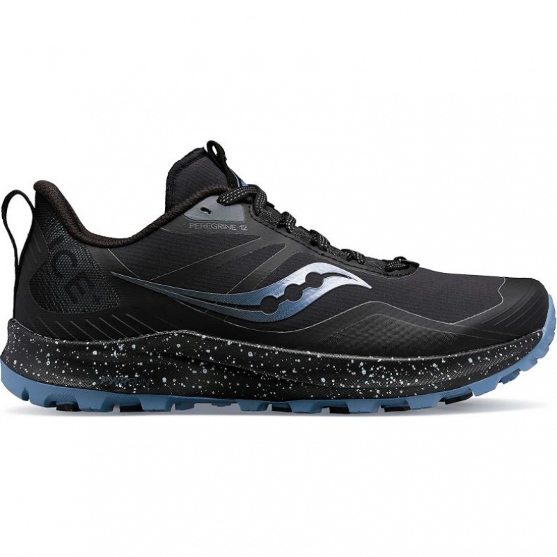 Black Women\'s Saucony Peregrine ICE+ 3 Trail Running Shoes | MALAYSIA-BVZD