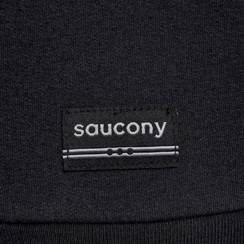 Black Women's Saucony Recovery Zip Tunic Hoodie | MALAYSIA-IDUQ