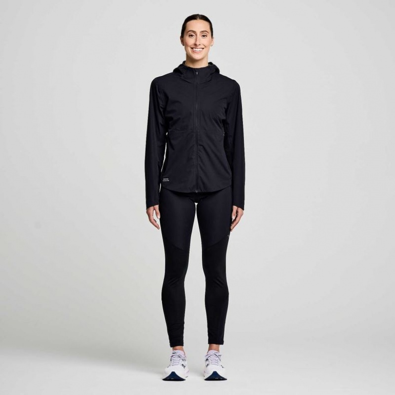 Black Women's Saucony Runshield Jacket | MALAYSIA-BPNT