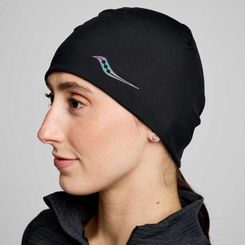 Black Women\'s Saucony Solstice Beanie | MALAYSIA-USCN