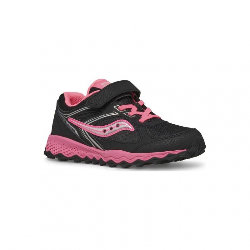 Black / Pink Big Kids' Saucony Cohesion TR14 A/C Sneakers | MALAYSIA-FZXH