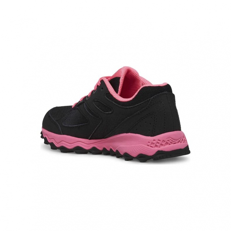 Black / Pink Big Kids' Saucony Cohesion TR14 Lace Sneakers | MALAYSIA-LYGS