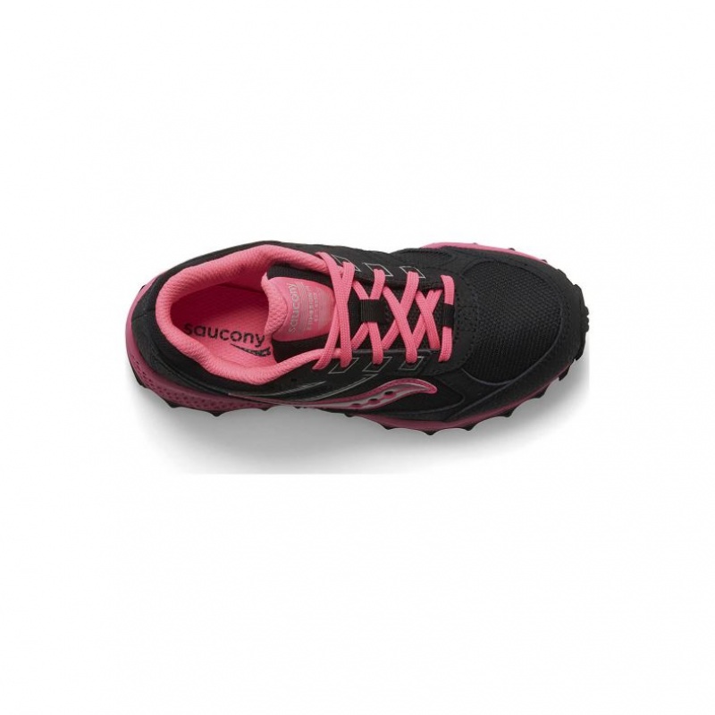 Black / Pink Big Kids' Saucony Cohesion TR14 Lace Sneakers | MALAYSIA-LYGS