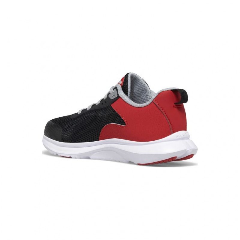 Black / Red Big Kids' Saucony Axon 3 Sneakers | MALAYSIA-HPZJ