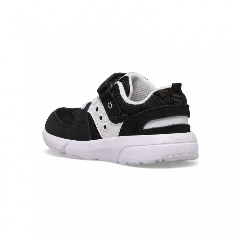 Black / White Little Kids' Saucony Jazz Lite 2.0 Sneakers | MALAYSIA-NEYC