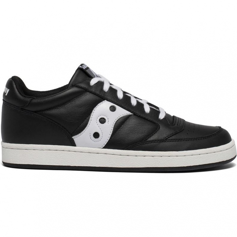 Black / White Women\'s Saucony Jazz Court Sneakers | MALAYSIA-QIEG