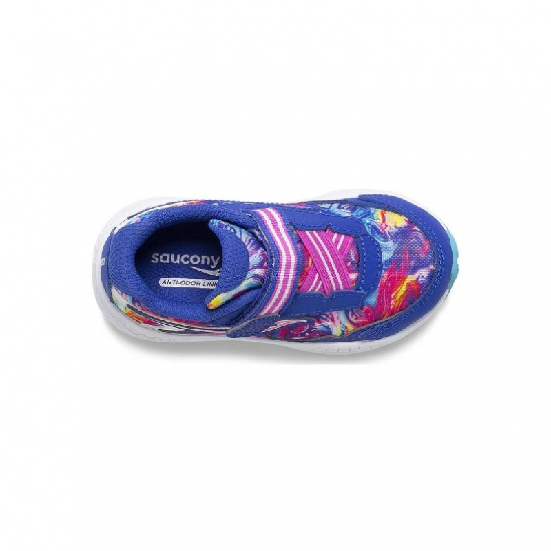 Blue Little Kids' Saucony Ride 10 Jr. Sneakers | MALAYSIA-GEQA