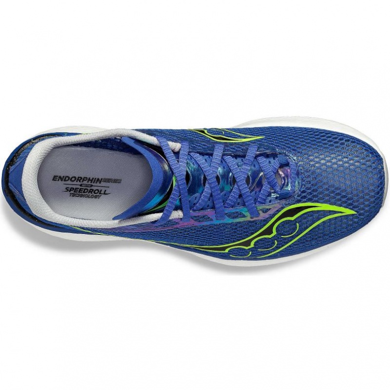 Blue Men's Saucony Endorphin Pro 3 Running Shoes | MALAYSIA-QHGZ