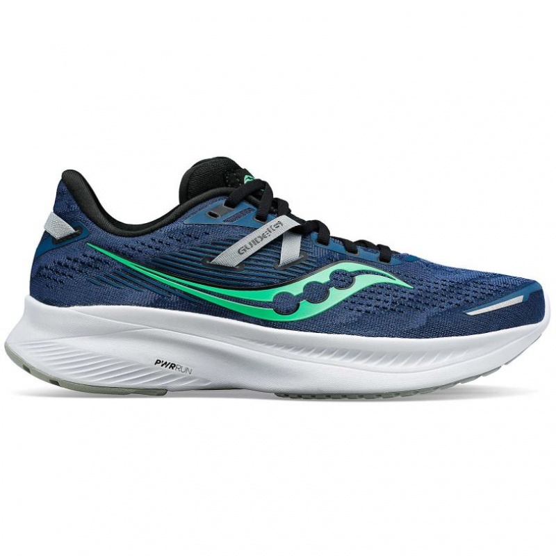 Blue Men\'s Saucony Guide 16 Running Shoes | MALAYSIA-MSZE