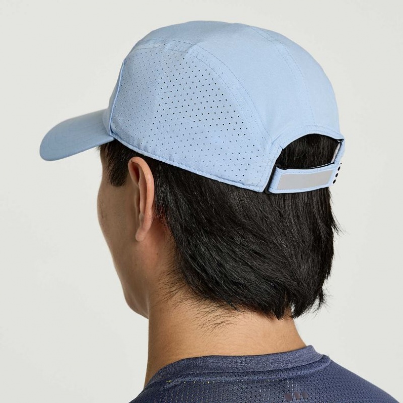 Blue Men's Saucony Outpace Hat | MALAYSIA-DZIN