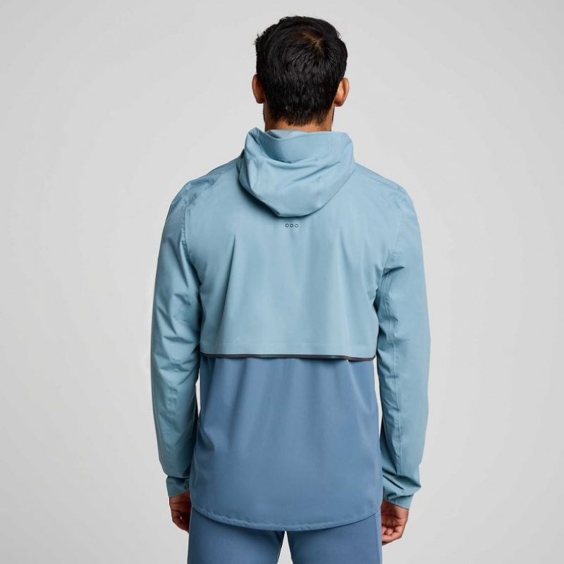 Blue Men's Saucony Runshield Jacket | MALAYSIA-XDSR