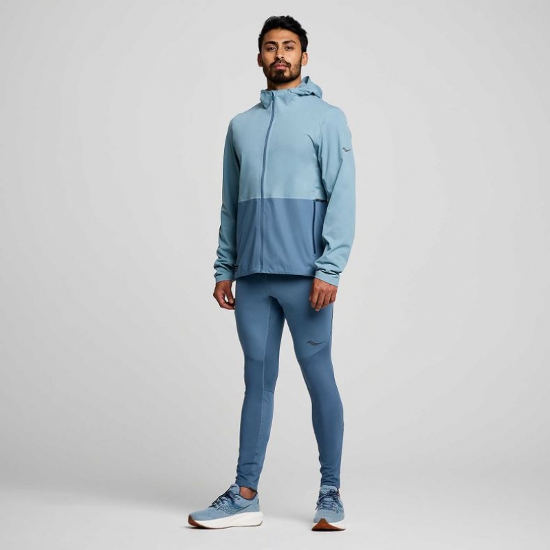 Blue Men's Saucony Runshield Jacket | MALAYSIA-XDSR