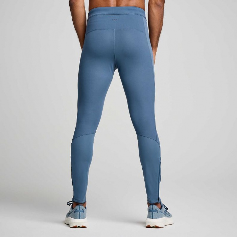 Blue Men's Saucony Runshield Tight | MALAYSIA-HVZB