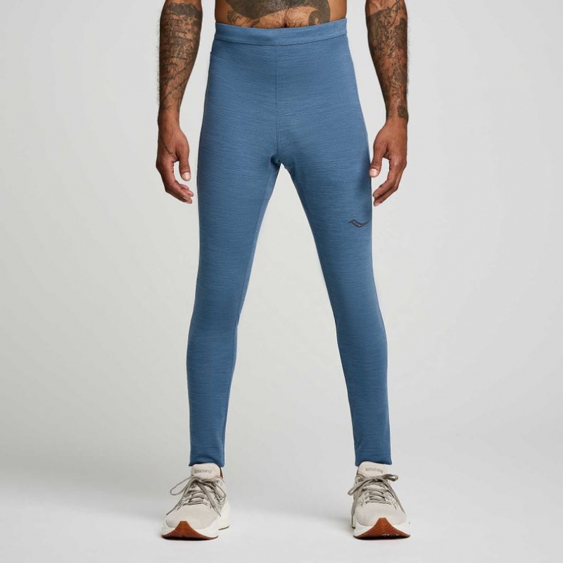 Blue Men\'s Saucony Solstice Tight | MALAYSIA-RZTS