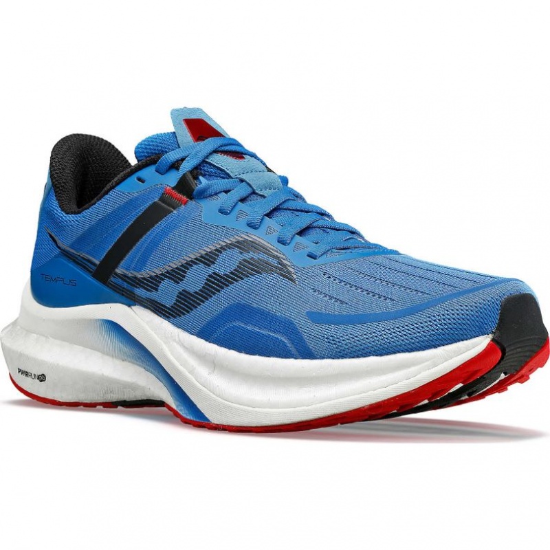 Blue Men's Saucony Tempus Running Shoes | MALAYSIA-JCPD