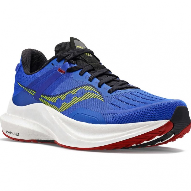 Blue Men's Saucony Tempus Running Shoes | MALAYSIA-VDRM