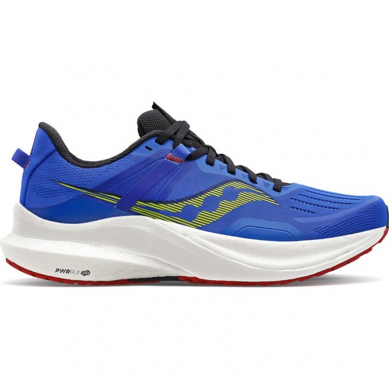 Blue Men\'s Saucony Tempus Running Shoes | MALAYSIA-VDRM