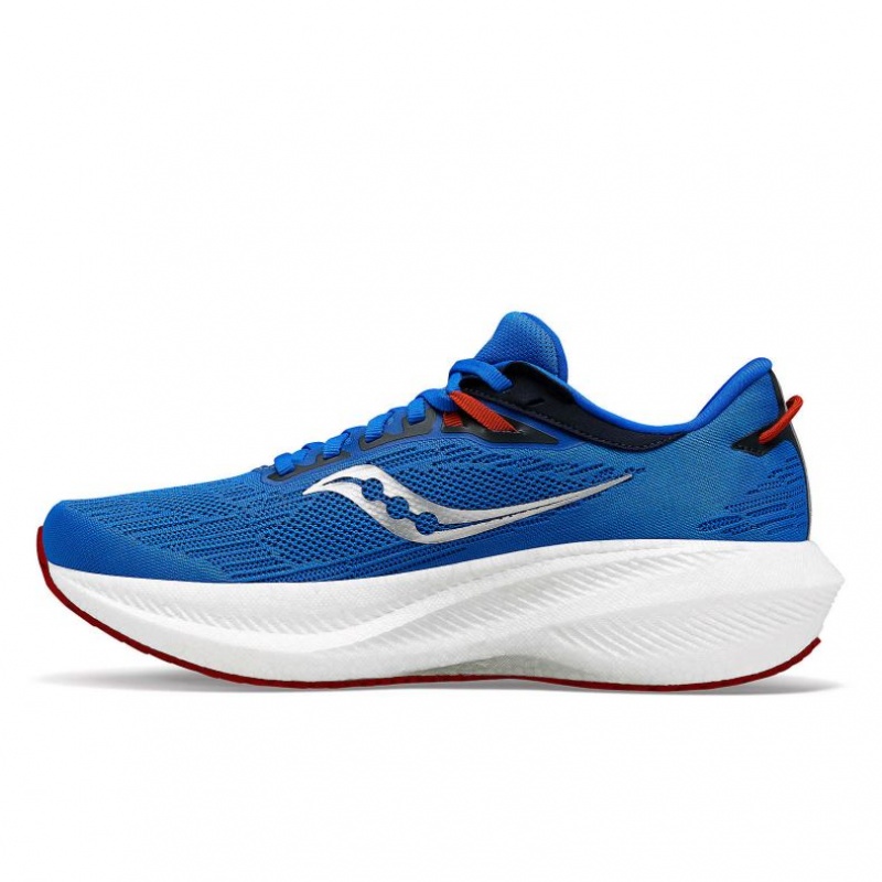 Blue Men's Saucony Triumph 21 Running Shoes | MALAYSIA-TMJA