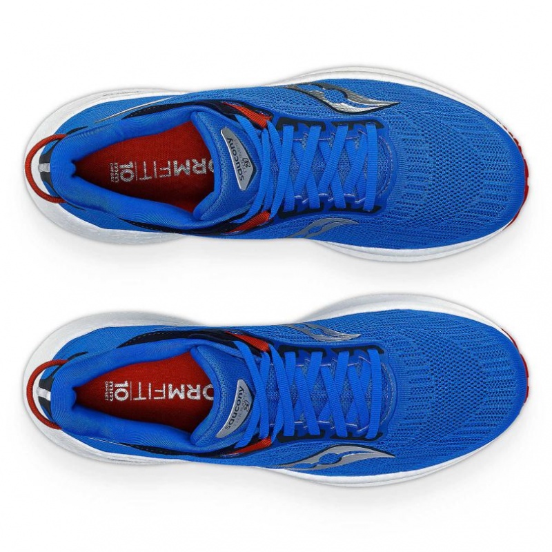 Blue Men's Saucony Triumph 21 Running Shoes | MALAYSIA-TMJA