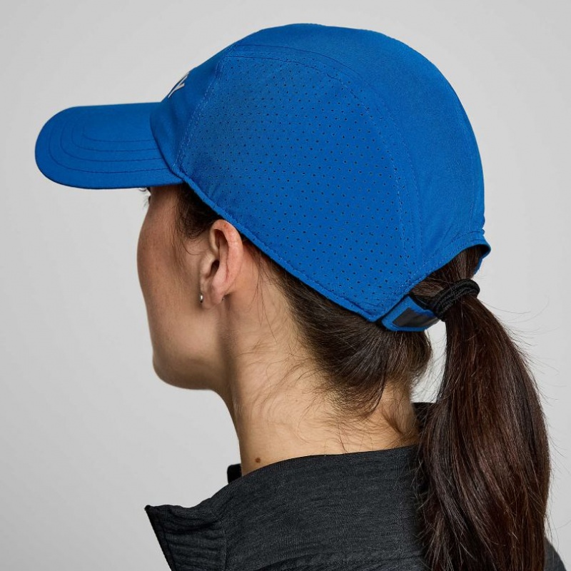 Blue Women's Saucony Outpace Hat | MALAYSIA-UJTV