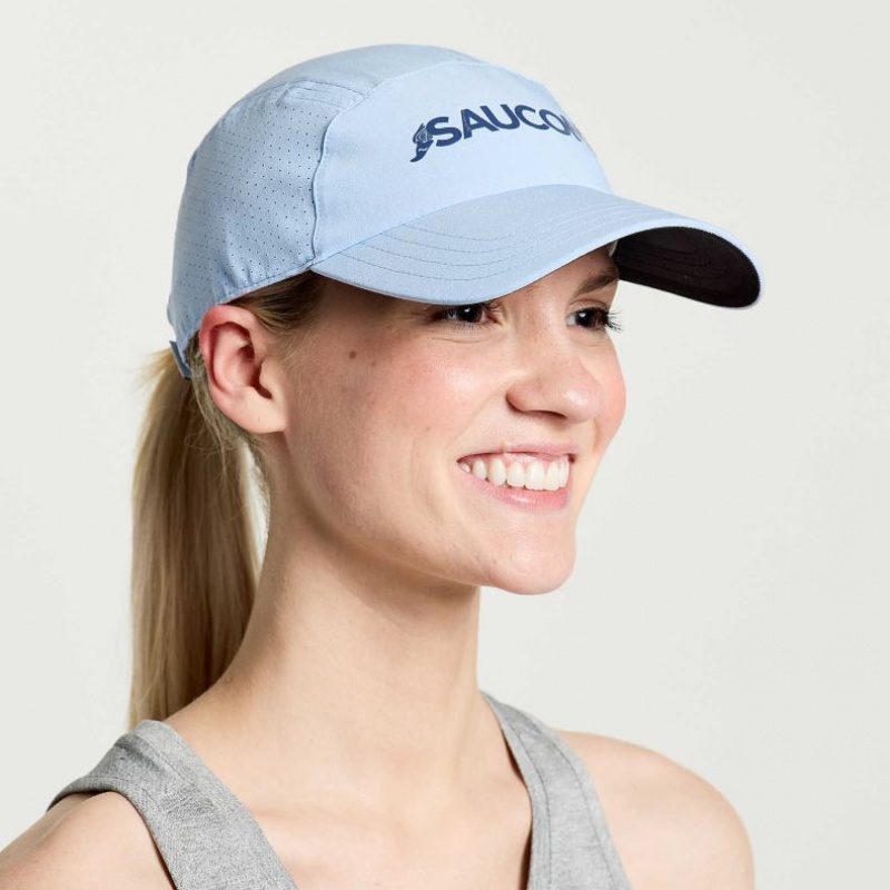 Blue Women\'s Saucony Outpace Hat | MALAYSIA-VBKO