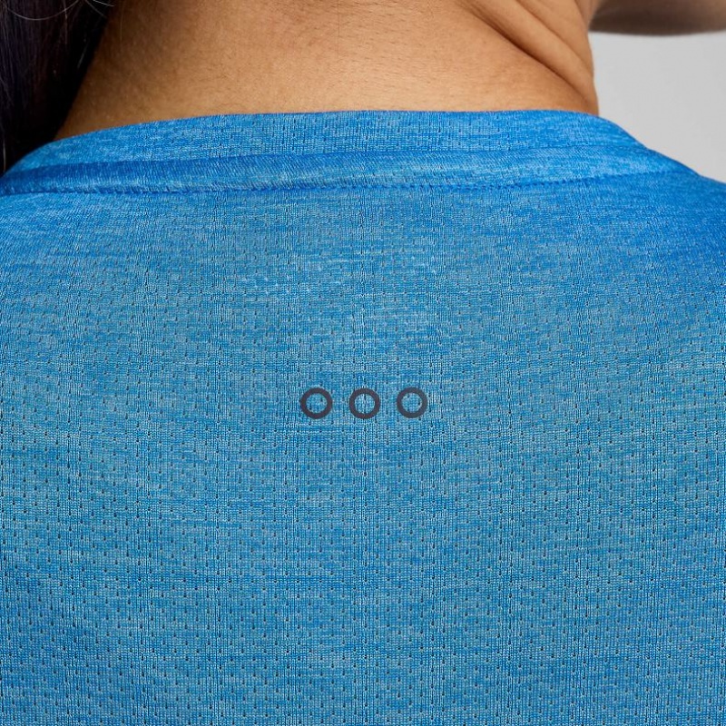 Blue Women's Saucony Stopwatch Long Sleeve T-Shirt | MALAYSIA-CYZB