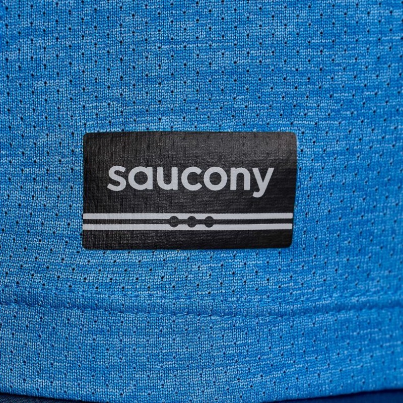 Blue Women's Saucony Stopwatch Singlet | MALAYSIA-TRQE