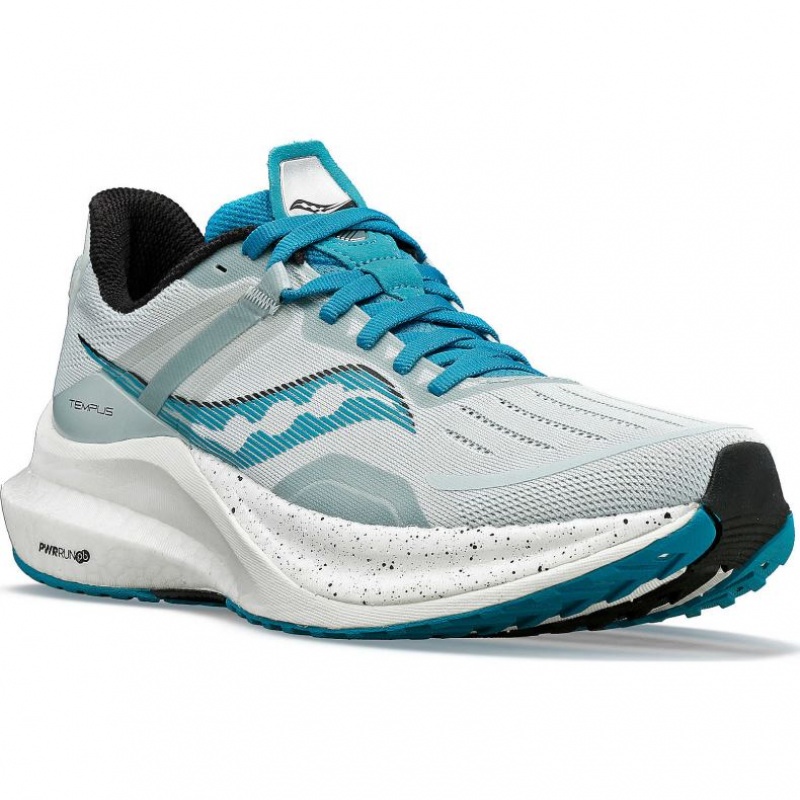 Blue Women's Saucony Tempus Running Shoes | MALAYSIA-QNAF