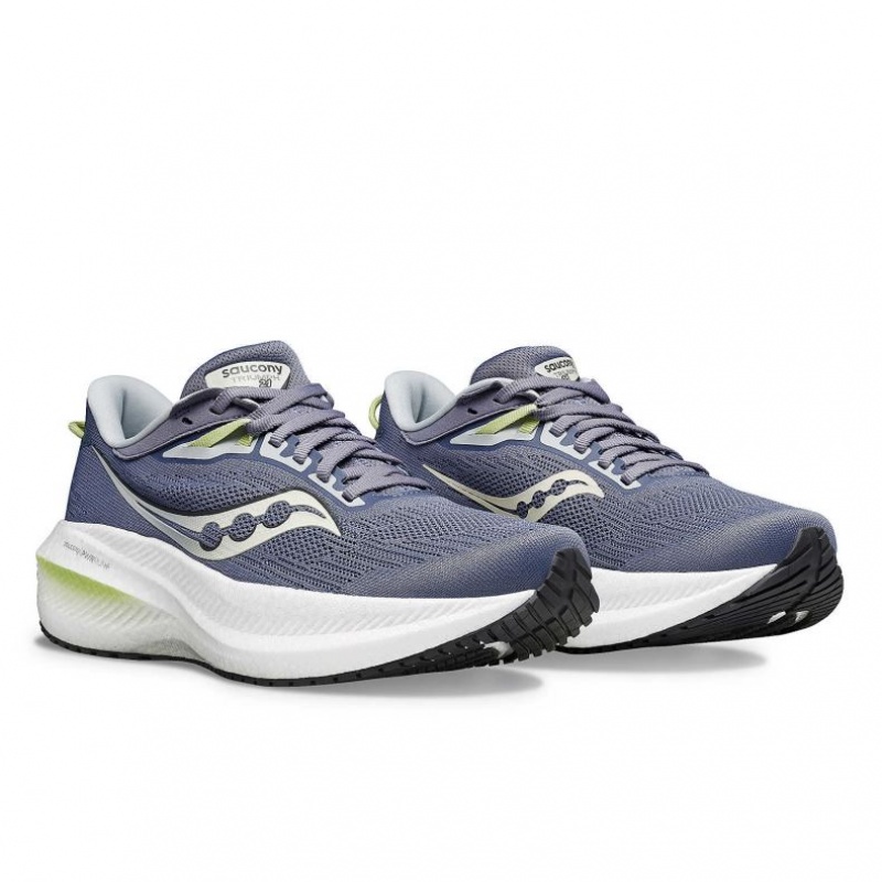 Blue Women's Saucony Triumph 21 Running Shoes | MALAYSIA-OCIJ