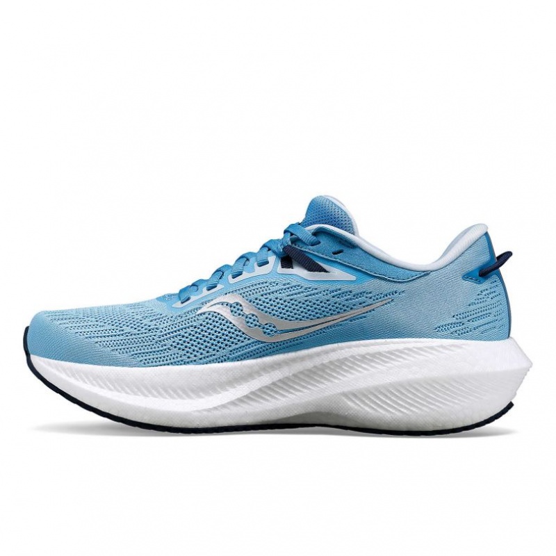 Blue Women's Saucony Triumph 21 Running Shoes | MALAYSIA-PTXL