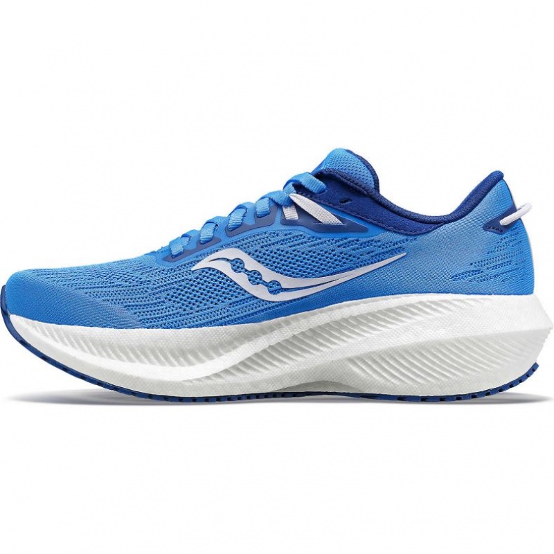 Blue Women's Saucony Triumph 21 Running Shoes | MALAYSIA-MBJF