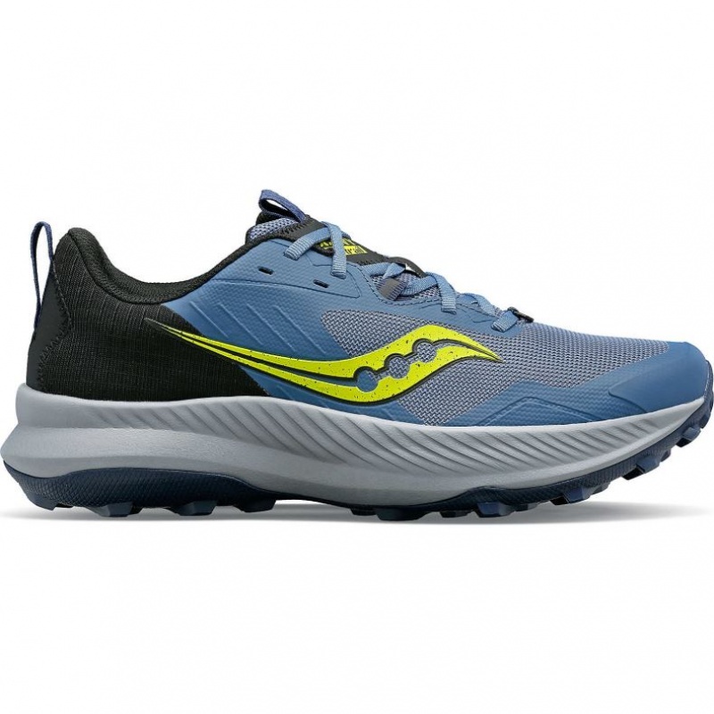 Blue / Black Men\'s Saucony Blaze TR Trail Running Shoes | MALAYSIA-YPJD