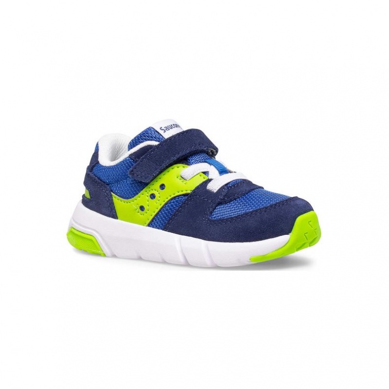 Blue / Green Little Kids' Saucony Jazz Lite 2.0 Sneakers | MALAYSIA-ZFEK