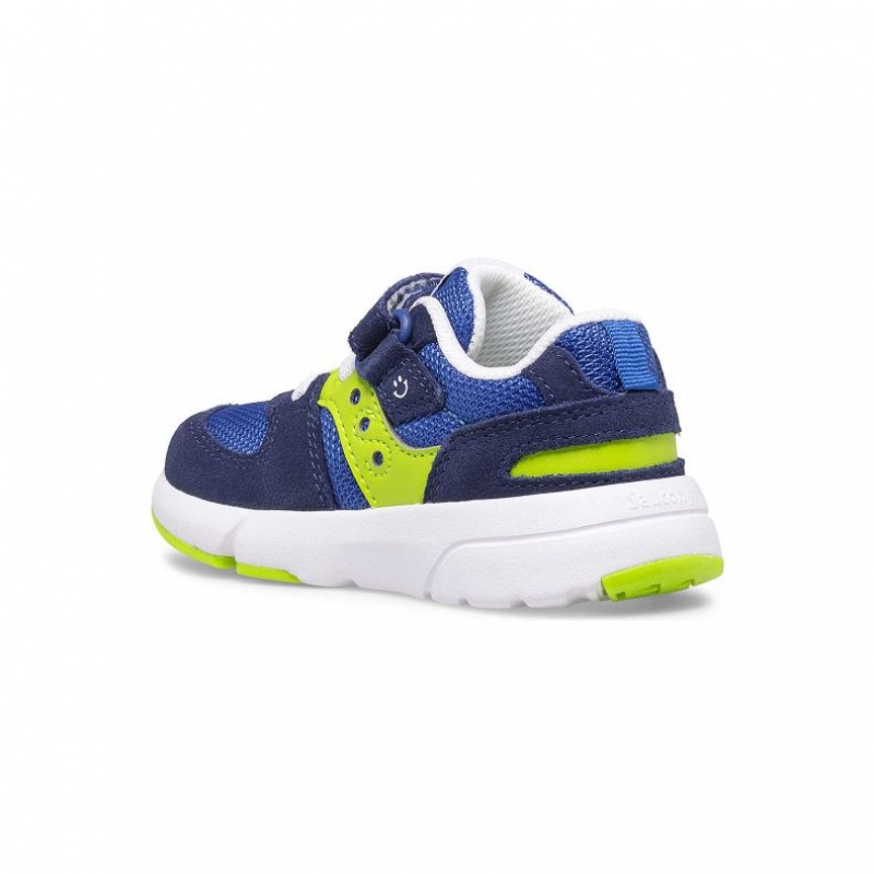 Blue / Green Little Kids' Saucony Jazz Lite 2.0 Sneakers | MALAYSIA-ZFEK