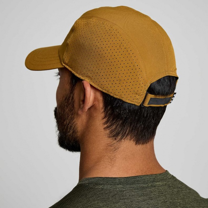 Brown Men's Saucony Outpace Hat | MALAYSIA-SBMF